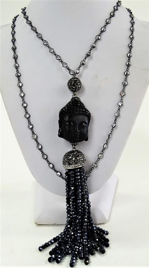 HIGH FASHION COSTUME DIAMONDS BY THE YARD NECKLACE (1 of 1)