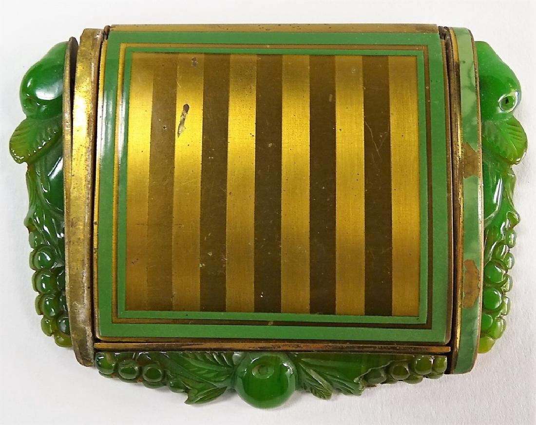 ART DECO AUSTRIAN ENAMELED POWDER COMPACT (1 of 4)