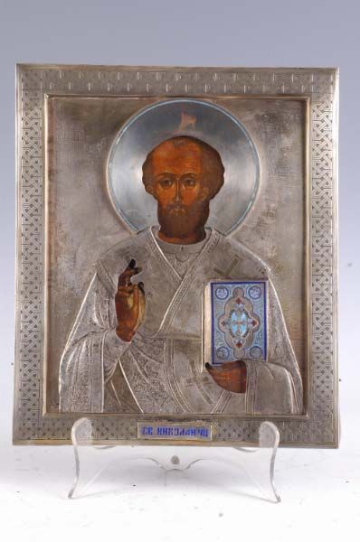 Russian Icon of St Nicholas