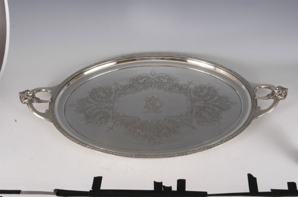 19th Century Gorham Silver Plated Tray