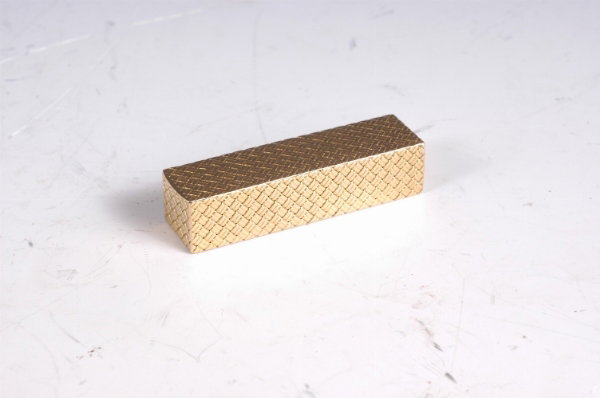 Van Cleef & Arpels 18k Gold Dual Slot Pill Box