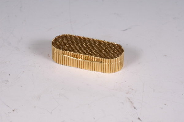 Van Cleef & Arpels 18k Gold Pill Box Pillbox