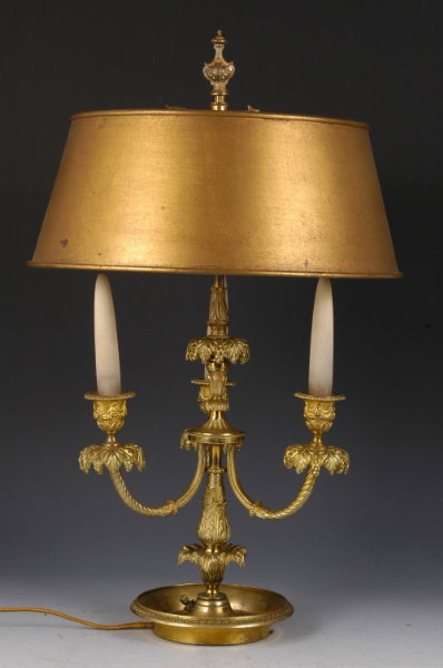 A Louis XVI Style Bouillotte Lamp