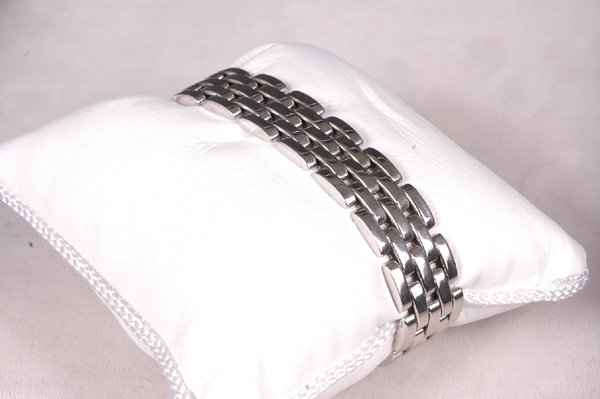 CARTIER 18K White Gold 5-Row Panthere Bracelet