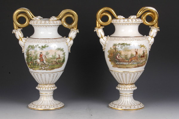 Pair of Meissen vases