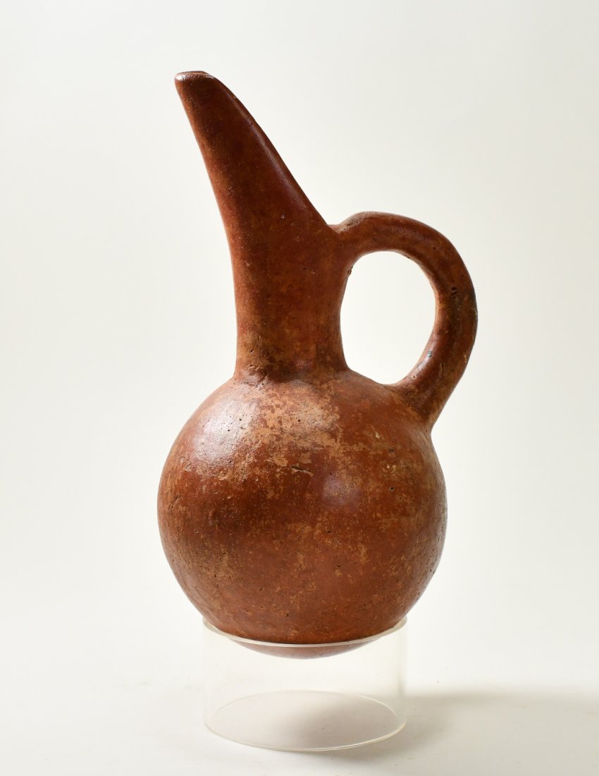 A Cypriot Red Ware Pottery Jug (1 of 3)