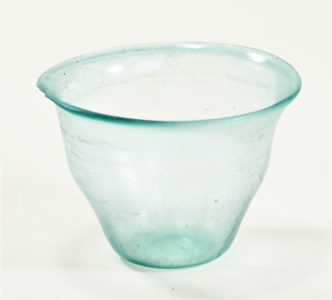 A Roman Bluish Green Glass Cup (1 of 5)
