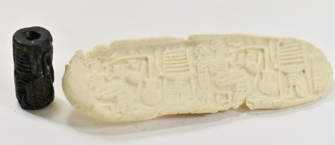 A Neo Babylonian Stone Cylinder Seal (1 of 2)