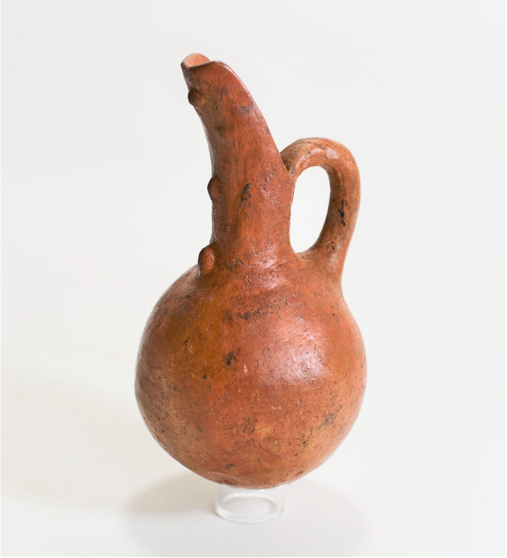 A Cypriot Redware Spouted Pottery Jug (1 of 6)