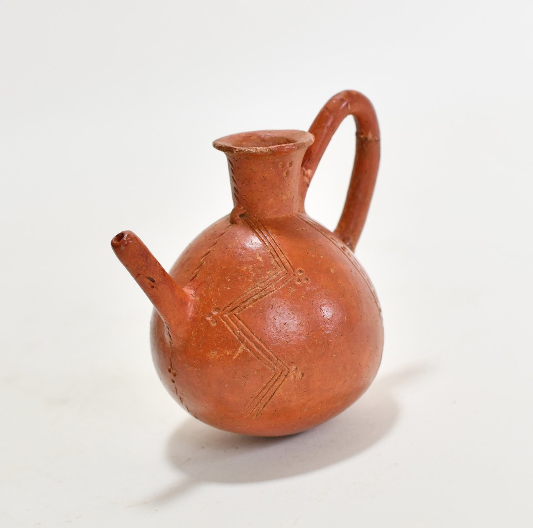 A Cypriot Redware Spouted Pottery Jug (1 of 5)