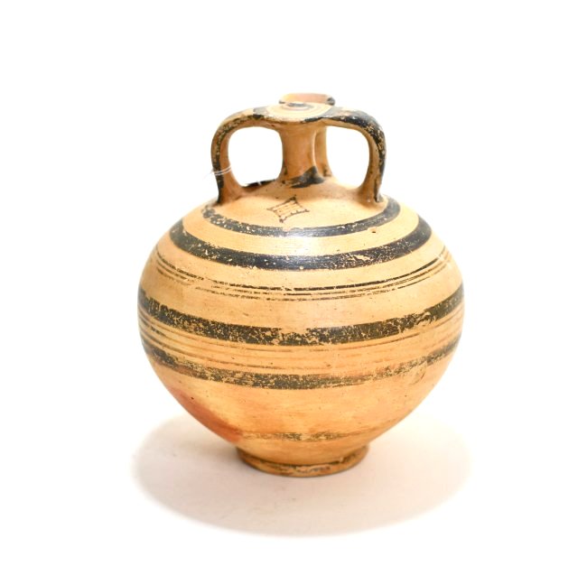 A Mycenaean Pottery Stirrup Jar (1 of 5)