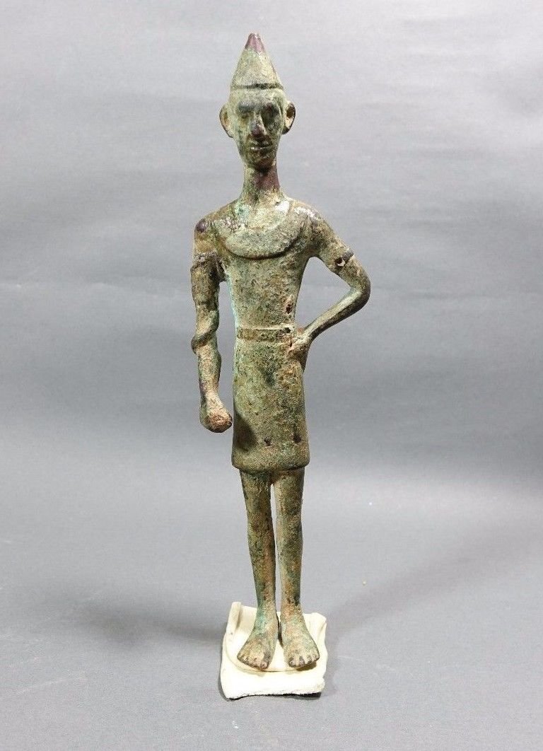 APHRODITE AUCTION #3- LARGE BRONZE FIGURE OF BAAL (1 of 4)
