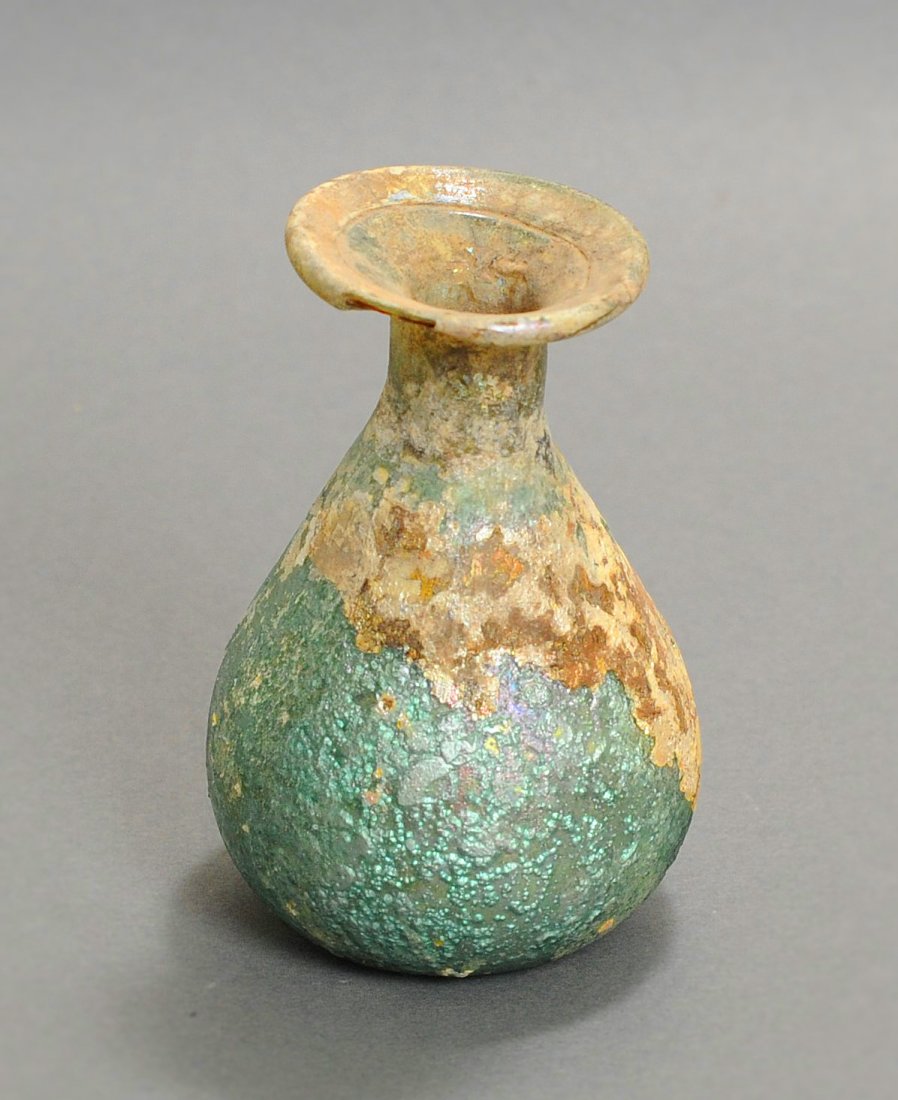 Roman Glass Jar with Spectacular Iridesence (1 of 4)