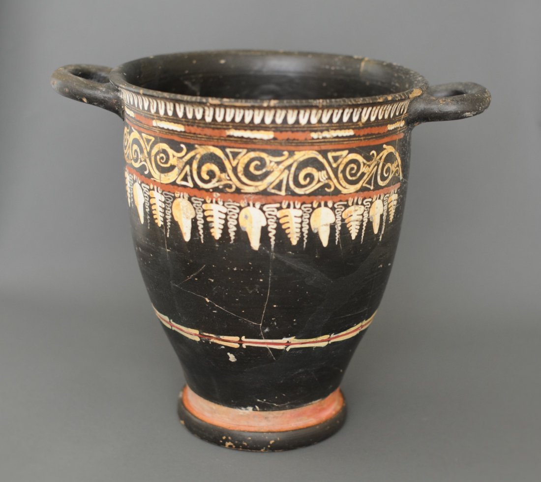 Aphrodite Gallery - Large Gnathian Pottery Skyphos (1 of 2)