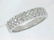 Genuine 0.61 CTW Diamond Wedding Band Ring in Platinum
