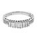 Genuine 0.91 CTW Diamond Wedding Band Ring in Platinum