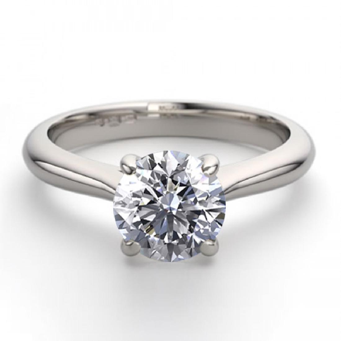 18K White Gold Jewelry 1.13 ctw Natural Diamond: REF-343Y6X ---- WJ13260 ----- Manufacturer's Suggested Retail Price: $11800.00 ----- 18K White Gold Jewelry 1.13 ctw Natural Diamond Solitaire Ring ----- Diamond: 1 Round cut @ 1.13 ctw Minimum Diamon