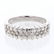 Genuine 0.59 CTW Diamond Wedding Band Ring in Platinum