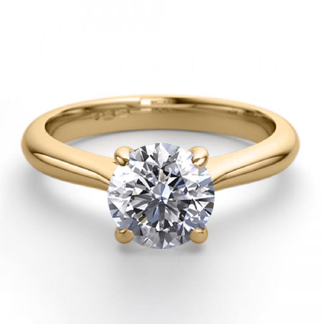 18K Yellow Gold Jewelry 1.52 ctw Natural Diamond: REF-503H5T ---- WJ13272 ----- Manufacturer's Suggested Retail Price: $13200.00 ----- 18K Yellow Gold Jewelry 1.52 ctw Natural Diamond Solitaire Ring ----- Diamond: 1 Round cut @ 1.52 ctw Minimum Diamo