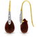Genuine 8.06 ctw Ruby & Diamond Earrings Jewelry 14KT