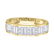 0.25 CTW Princess Diamond Wedding Ring 14KT Yellow Gold