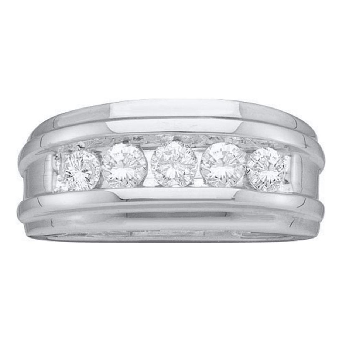 0.25 CTW Diamond Mens Channel-set Classic 7mm Wedding: REF-44F9N- SKU: GD10812 ---- 0.25 CTW Diamond Mens Channel-set Classic 7mm Wedding Ring 14k White Gold Manufacturer's Suggested Retail Price: $1760.00 Mainstone Type: Diamond @ 0.25ct Mainstone Color: