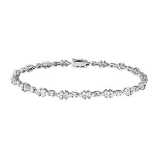 2.71 CTW Diamond Bracelet 18K White Gold - REF-250W3H: REF-250W3H - JF251864 ---- 2.71 CTW White Round Diamond & Baguette Bracelet 18K White Gold Manufacturer's Suggested Retail Price: $11200.00 Product Type: BraceletStone 1 Type: White Round DiamondStone