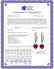 Genuine 3.2 ctw Ruby & Diamond Earrings Jewelry 14KT - 2