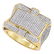 1.3 CTW Diamond Micro-Pave Ring 10K Yellow Gold -