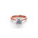 14K Rose Gold 1.02 ctw Natural Diamond Solitaire Ring -