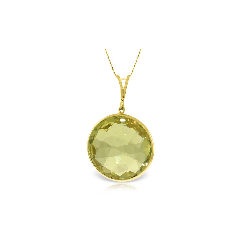 Genuine 17 ctw Quartz Lemon Necklace 14KT Yellow Gold -: REF-44R4P - SKU: GG5249 ---- Genuine 17 ctw Quartz Lemon Necklace 14KT Yellow Gold Manufacturer's Suggested Retail Price: $1400.00 Genuine 14K Yellow Gold 17 ctw Quartz Lemon Necklace Gemstone(s): Qua