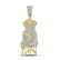 Mens Diamond Dripping Money Bag Charm Pendant 1/2 Cttw