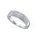 1/4 CTW Mens Round Pave-set Diamond Wedding Ring 10kt
