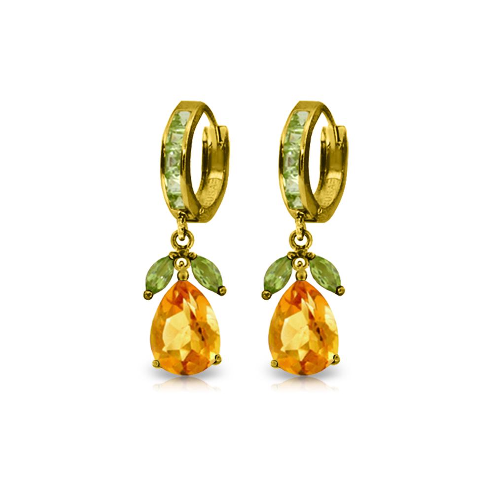 Genuine 14.3 ctw Citrine & Peridot Earrings 14KT Yellow: REF-82A9K - SKU: GG3131 ---- Genuine 14.3 ctw Citrine & Peridot Earrings 14KT Yellow Gold Manufacturer's Suggested Retail Price: $2500.00 Genuine 14K Yellow Gold 14.3 ctw Citrine & Peridot Earrings Ge