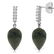 Genuine 14KT White Gold 24.65 ctw Black Spinel &