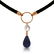 Genuine 10.8 ctw Sapphire & Pearl Necklace Jewelry 14KT