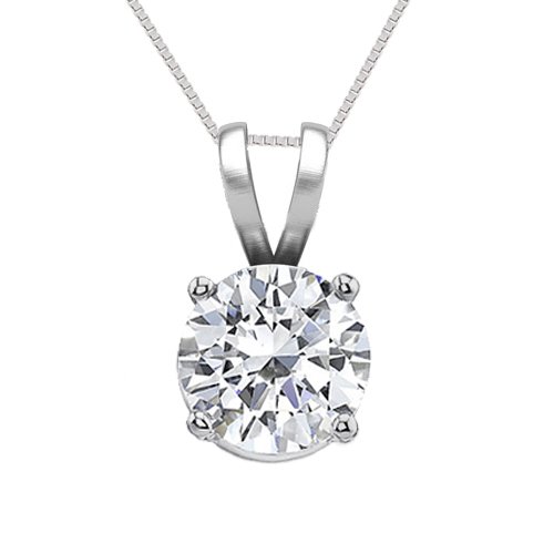 10K White Gold Jewelry 1.0 ct Natural Diamond Solitaire: WJA1091 - REF#260P8V Manufacturer's Suggested Retail Price: $15160.00 Diamond: 1 Round cut @ 1.0 ct Minimum Diamond Clarity: SI2-I1 Minimum Diamond Color: I-JEnhancement: NaturalMetal Purity & Color