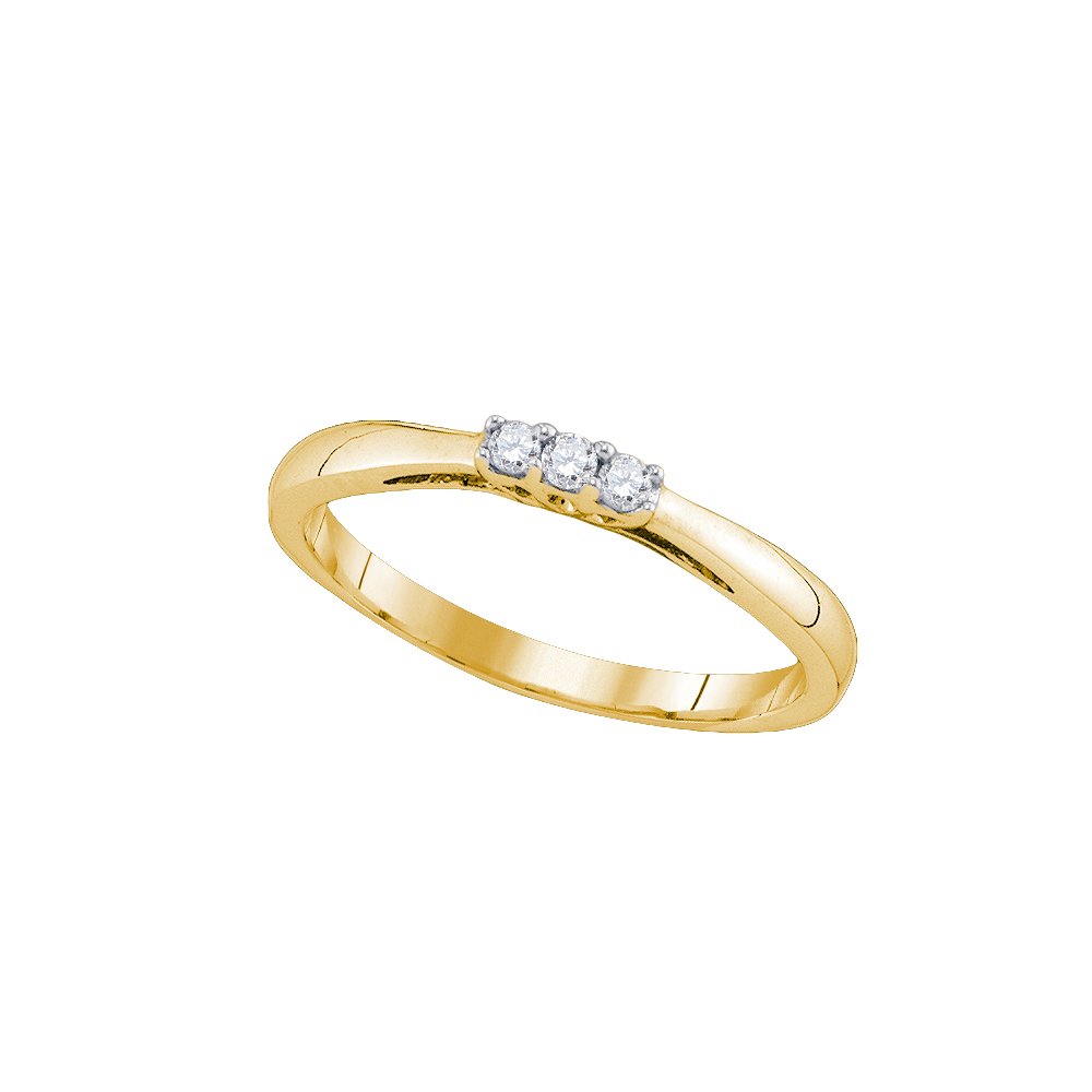 0.05 ctw Diamond Bridal Ring 10K Yellow Gold -: GD77626-REF#12T5Z ** | ** 0.05 ctw Diamond Bridal Ring 10K Yellow Gold Manufacturer's Suggested Retail Price: $750.00 Natural 0.05 ctw Diamond Bridal Ring 10K Yellow Gold Product Condition: Brand New