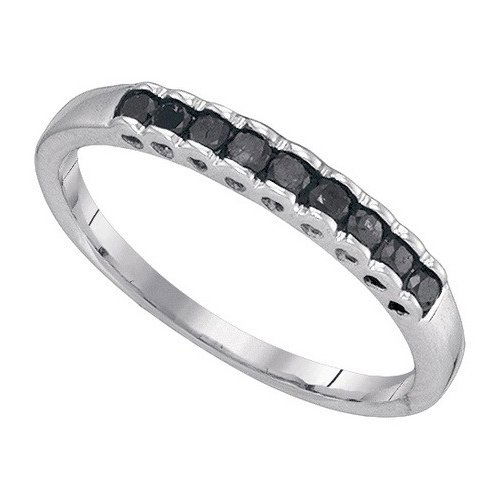 0.25CTW White and Black Diamond Bridal 10KT Ring White: REF-8K9X ---- 0.25CTW White and Black Diamond Bridal 10KT Ring White Gold - SKU: GD 89445 Manufacturer's Suggested Retail Price: $ 300.00 Product Type: Bridal RingMetal Type: 10KT White GoldMainston
