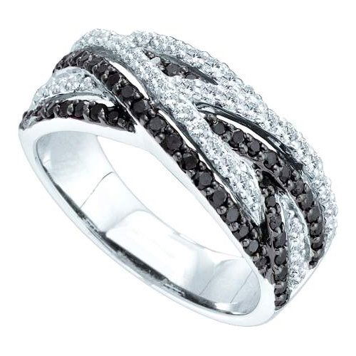 0.85CTW White and Black Diamond Bridal 14KT Ring White: REF-82R4H ---- 0.85CTW White and Black Diamond Bridal 14KT Ring White Gold - SKU: GD 51100 Manufacturer's Suggested Retail Price: $ 2200.00 Product Type: Bridal RingMetal Type: 14KT White GoldMainst
