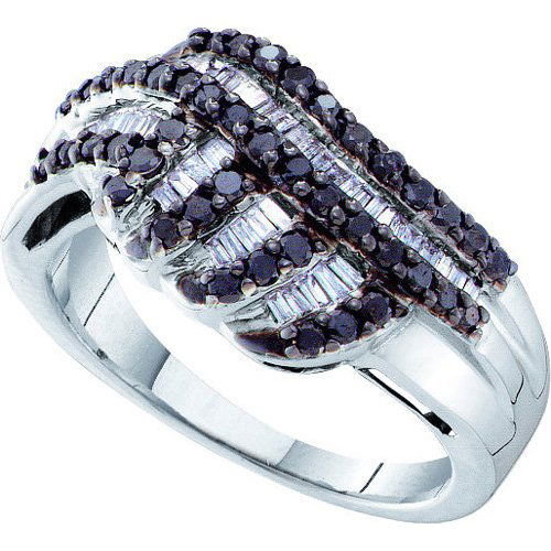 0.75CTW White and Black Diamond Bridal 14KT Ring White: REF-57Y2W ---- 0.75CTW White and Black Diamond Bridal 14KT Ring White Gold - SKU: GD 54166 Manufacturer's Suggested Retail Price: $ 1500.00 Product Type: Bridal RingMetal Type: 14KT White GoldMainst