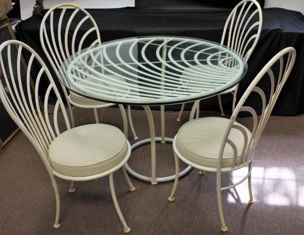 Arthur Umanoff Mid Century 5 Piece Table & Chairs Set (1 of 3)