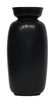 Georges Briard Matte Black Pottery Vase with Gold - 2