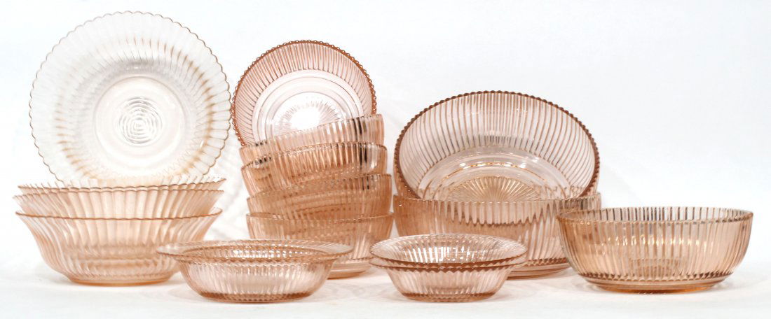 Grouping of Miss America Pink Depression Glass Bowls (1 of 3)