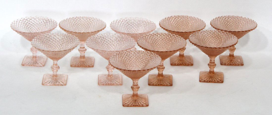 10 Miss America Pink Depression Glass Sherbets (1 of 4)