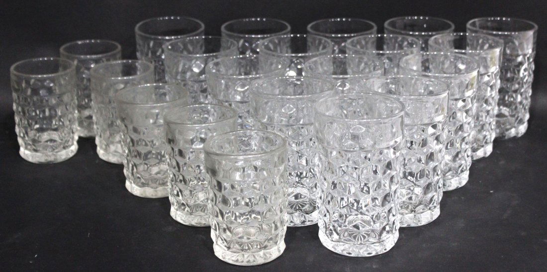 Assorted Clear Fostoria Drinking Cups (1 of 3)