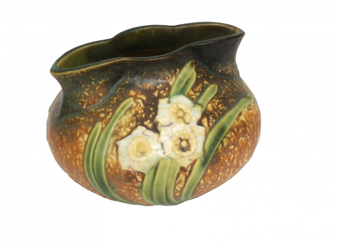 Roseville Art Pottery Vase Unusual Shape (1 of 3)
