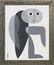 Seymour Zayon Mid-Century Modern Abstract figure oil