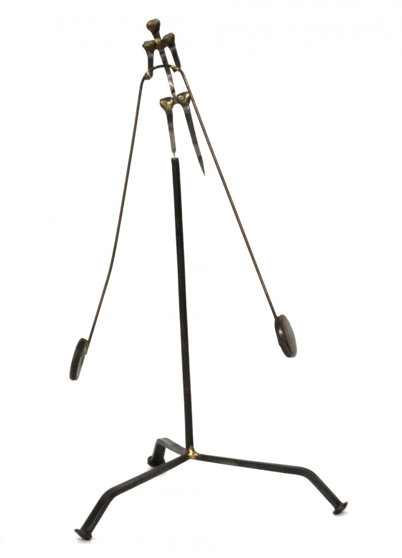 STRAUS 1970, Metal Figure Balance Sculpture Signed (1 of 5)