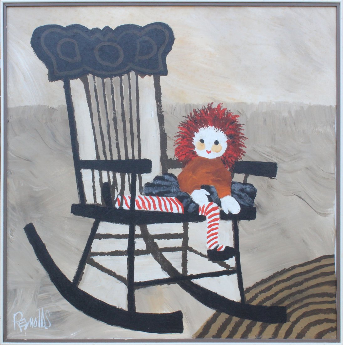 REYNOLDS [LEE BURR], Calif. Artist, oil/c, Raggedy Anne (1 of 4)